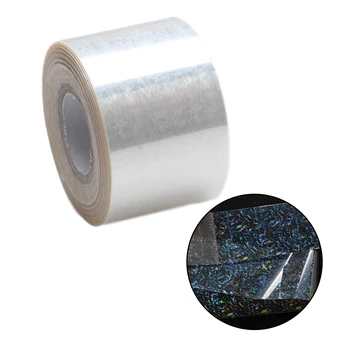 

1roll Easy Use Holographic Home Salon Dot Stars Decorative Accessories Tips Wrap DIY Clear Sticker Nail Transfer Foil Manicure