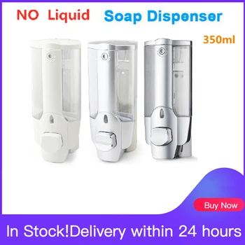 

350ML Liquid Soap Dispenser Wall Mount Sanitizer Dispensador for Bathroom/ Kitchen Hand Soap Dispensers Accessories Holder