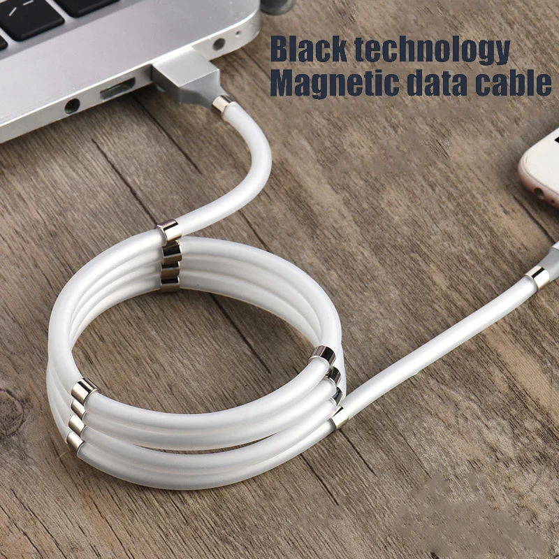Зарядный кабель Micro USB Type-c магнитный для передачи данных и синхронизации Xiaomi Redmi 8
