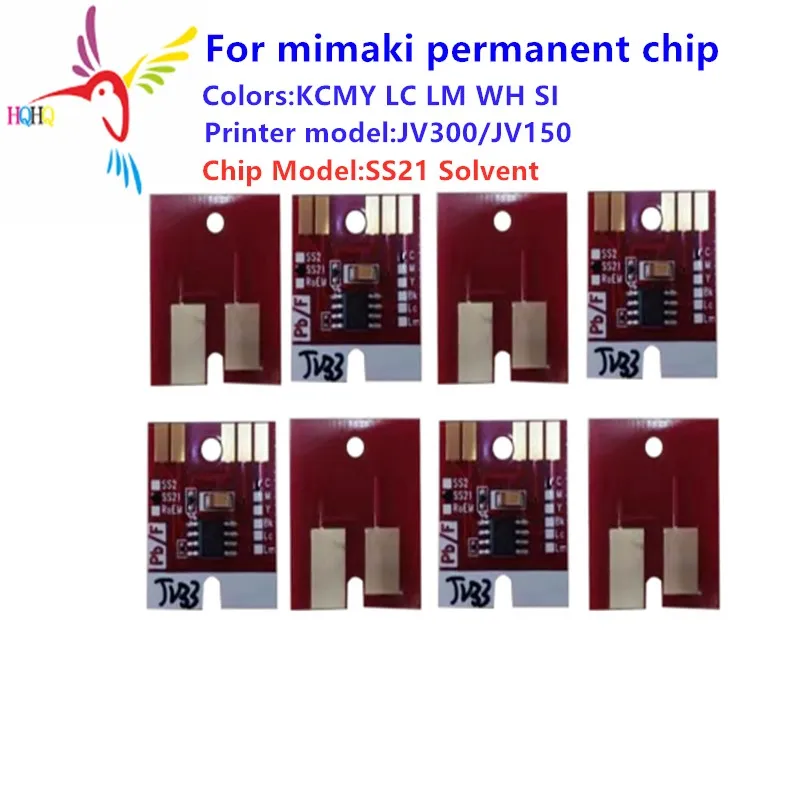 Постоянный чип SS21 для принтера Mimaki JV300/JV150 долгое время используется совместимых