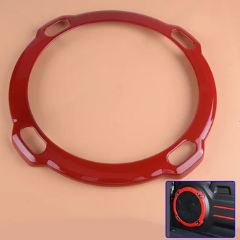 

beler NEW ABS Rear Box Trunk Cargo Subwoofer Speaker Cover Trim Decor fit for Jeep Wrangler JL Rubicon 2018 2019