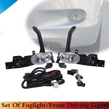 

CAPQX Set Of Front Driver Foglight FogLamps With Wire Kit Bulbs 33950-TB0-H01 33900-TB0-H01 For ACCORD CP1 CP2