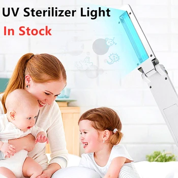 

Handheld UVC Disinfection Lamp Ultraviolet Disinfection Light 2W Ultraviolet UV Sterilizer Light UVC Sterilization Stick UV Lamp