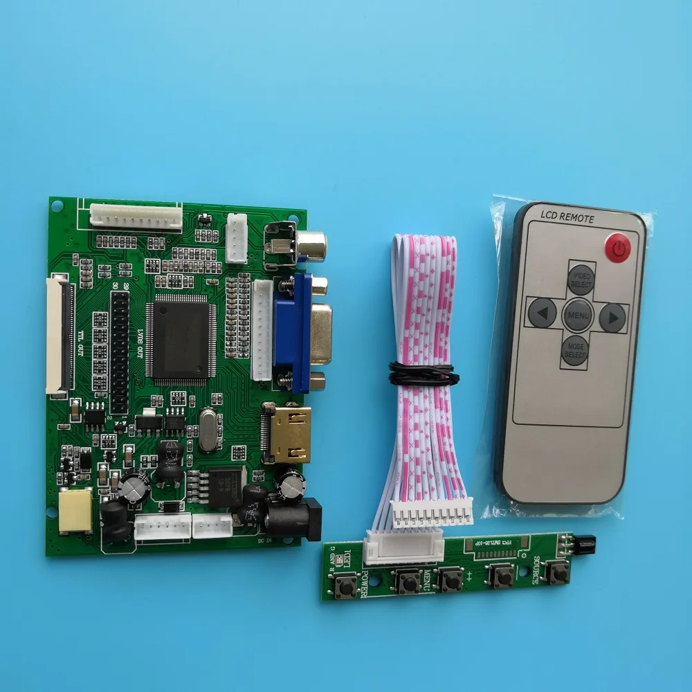 Для 9 0 &quot50pin 2AV + VGA LCD AT090TN10 800(RGB)× 480 панель дистанционного управления