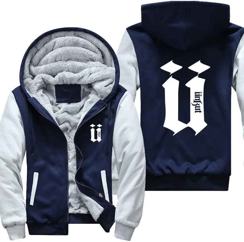 Unkut толстовки мужские хип хоп s Ringer утолщенная флисовая куртка с длинным рукавом