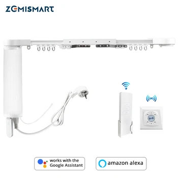 umnyj dvigatel dlya shtor zemismart alexa echo google home tuya wi fi upravlenie broadlink radioupravlenie elektricheskie scenicheskie shtory