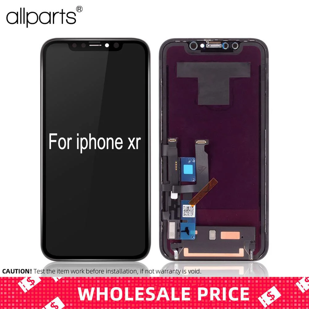 

Display For iPhone XR LCD Display Touch Screen with 3D Digitizer Assembly For iPhone XR Display Replacement Parts Black
