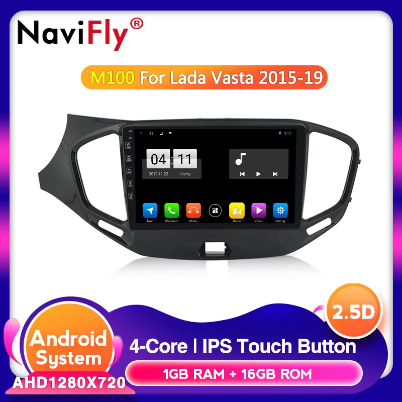 Android 10,0 DSP ips 4G wifi Автомобильная магнитола gps кассета для Lada VESTA- авто мультимедиа 4G ram 64G rom - Цвет: M100