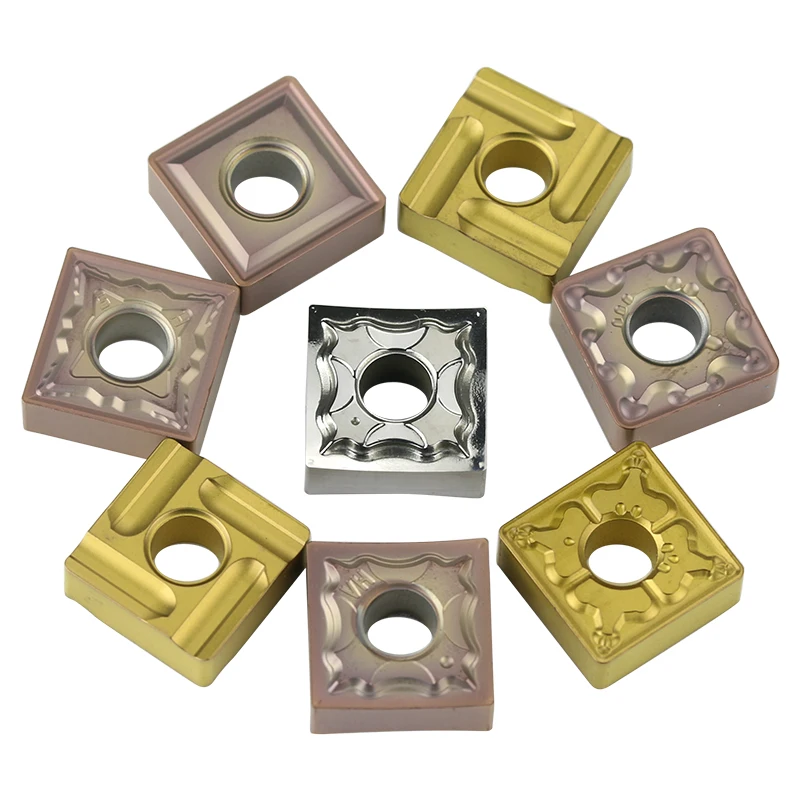 SNMG120404-inserto de carburo de acero inoxidable, herramienta de torneado externo, SNMG120408, MSDNN, MSSNR, hoja SNMG R-S/L-S, 10 Uds.