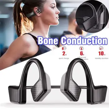 

2020 New K08 Wireless Headphone Bluetooth 5.0 Bone Conduction Headsets Surround Sound Field Sports Earphones Handsfree Headset