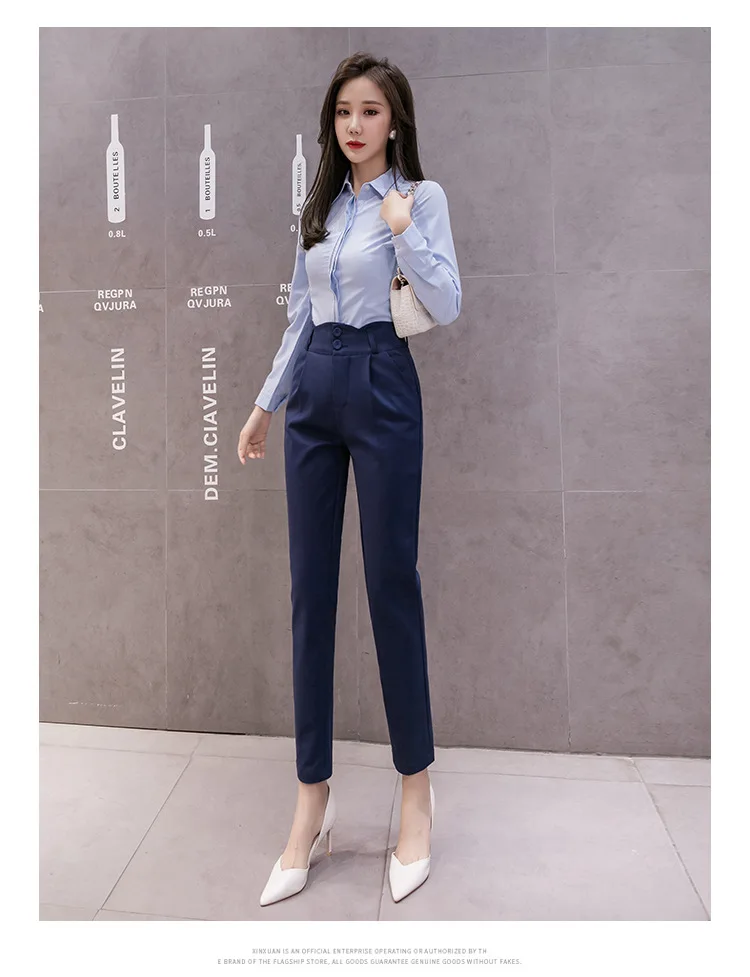 joggers Womens Formal Pencil Pants Office Ladies Work Wear Suit Pants Female Casual Slim Business Trouser Spring Autumn Pantalones Mujer ladies cropped trousers