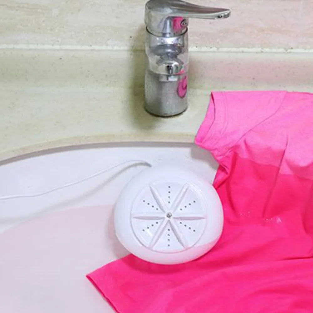 

Automatic Convenient Portable Ultrasonic Mini Washing Machine for Silk Baby Clothes Special Materials Washing Tool