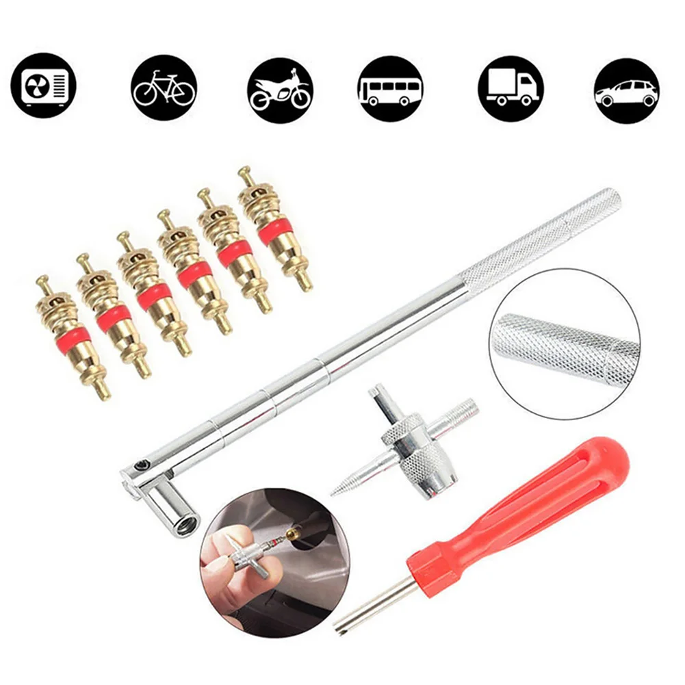 buy 4 In 1 Wide Compatibility Bicycle Replacement Portable Multifunctional Motorcycles Outdoor Durable Tyre Repair Tool Kit Mounting