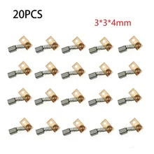 

20pcs Brushes 3x 3x4mm Carbon Brush Carbon Brand New Conductive Durable