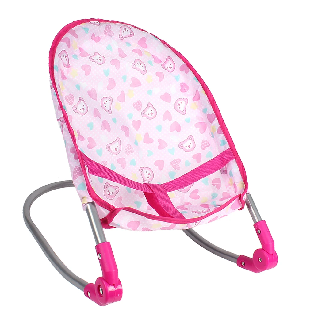 Rocking Chair Toddler, Playset Baby Carrier Swing Dining Chairs for Dolls Furniture Doll House Toys Rocking Chair Toddler, Playset Baby Carrier Swing Dining Chairs for Dolls Furniture Doll House Toys
