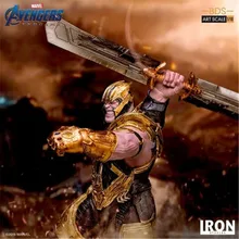 1: 1 Thanos Double-Edged Sword 110 cm Cosplay Tanos Gauntlet Weapon Model Action Figure Children Gift Role PU