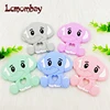 1pcs Silicone Teethers  Baby Teething Necklace Toy Elephant Food Grade Silicone Cartoon Nursing Tiny Rod 1