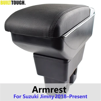

Arm Rest Box For Suzuki Jimny 2019 2020 Duel Comfort Storage Content Ash Central Console Adjustable Cup Holder Black Leather