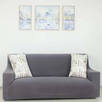 

Sofa Cover Chan Weaving Universal Knitting Thickened Sofa Cover Living Room Decoration Home Supplies Pure Color Soft Sofa Cover