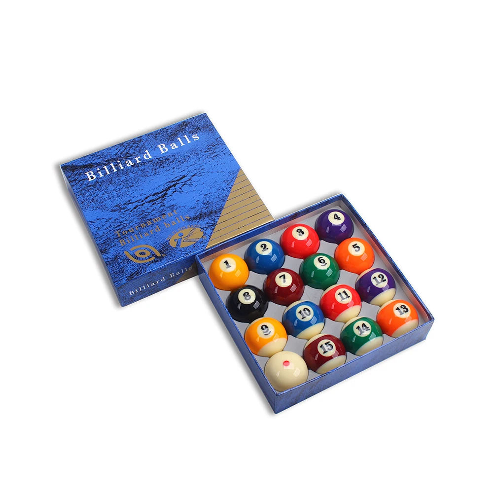Billiard Pool Ball Tournament Quality Full Size Number Ball Set 16 Balls 2-1/16" 52.5mm