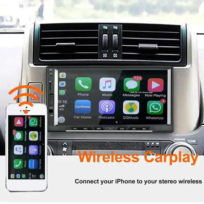 Carlinkit беспроводной Smart Link для CarPlay Авто USB ключ для Android навигационный плеер мини USB Carplay палка с Android авто