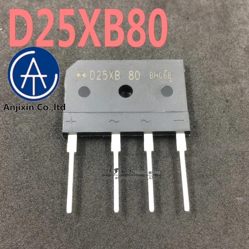 

10pcs 100% orginal and new induction cooker bridge rectifier D25XB80 25A 800V DIP-4 bridge rectifier instead of D25SB80 in stock