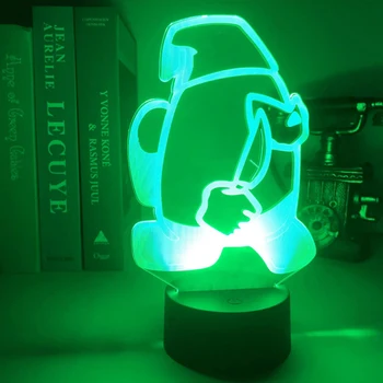 

3D Night Light Touch Switch USB Acrylic Night Lamp Cartoon Game 3D Illusion Desktop Lamp Bedside Night Lamps Coffee Table Decor