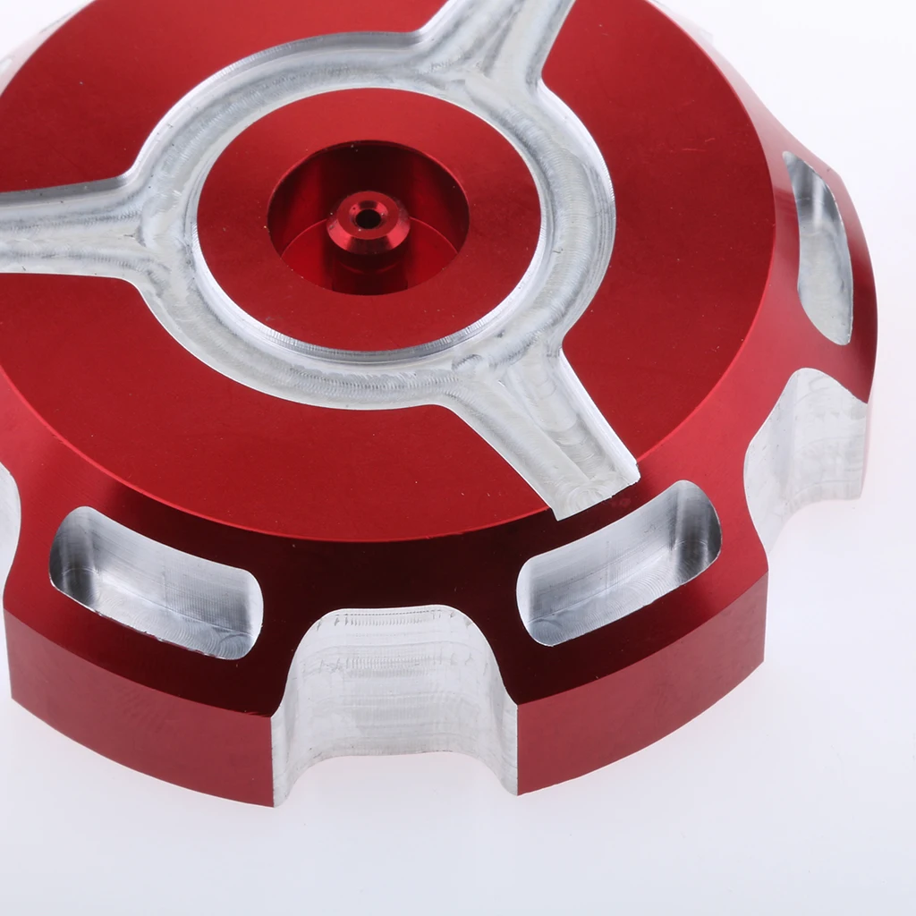 CNC Fuel Gas Tank Cover Cap & Breather Valve For Honda CRF 450R 2002-2017 Red