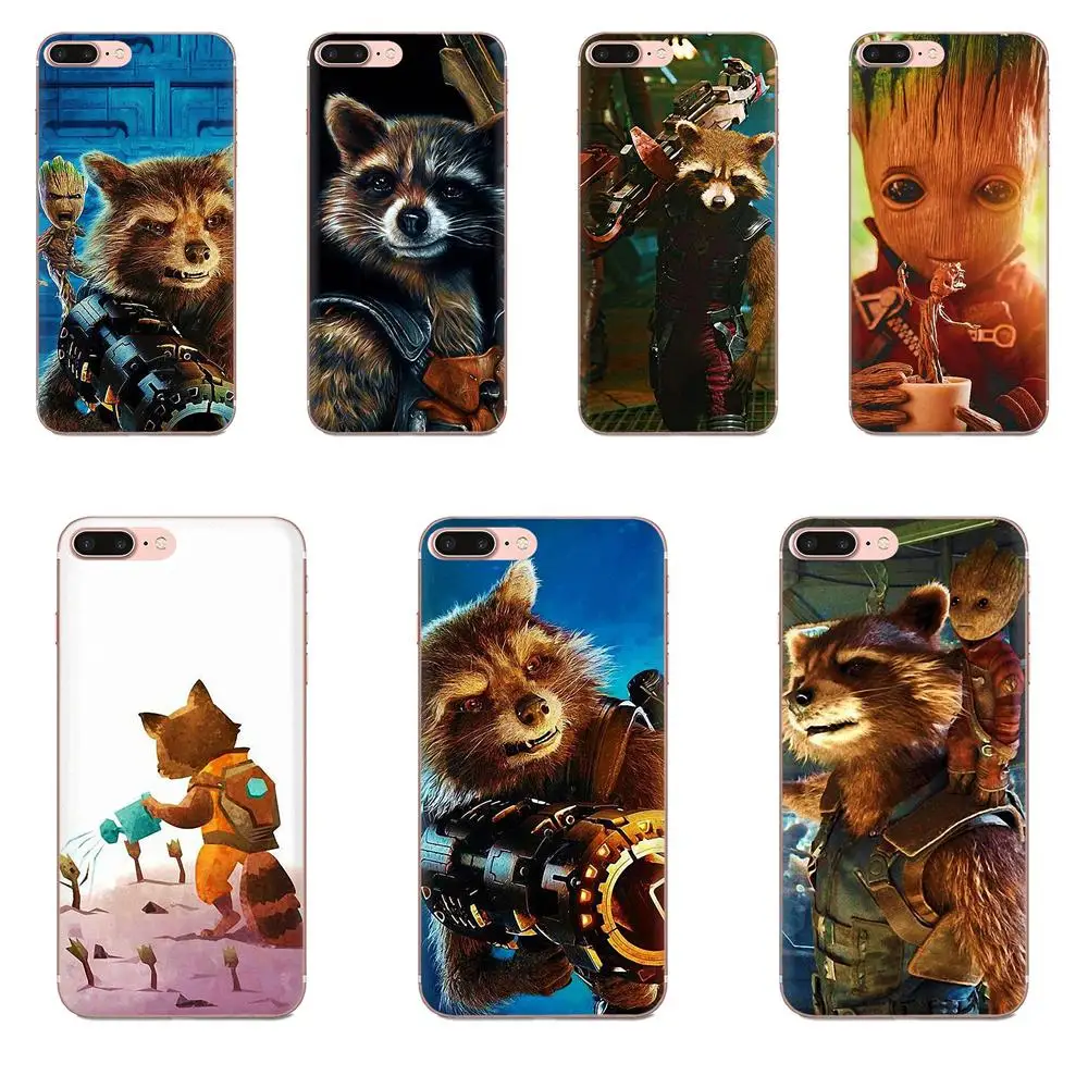 Guardian Rocket Raccoon For Xiaomi Redmi Note 2 3 3S 4 4A 4X 5 5A 6 6A Pro Plus Silicone Case | Мобильные телефоны и