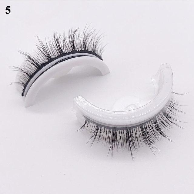 Reusable Self-adhesive False Eyelashes 3D Mink Lashes Glue-free Eyelash Extension 3 Seconds to Wear No Glue Needed Lashes