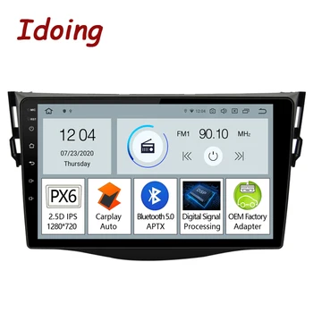 

Idoing 9"PX6 Android Car Radio Player ForToyota RAV4 3 XA30 2005-2013 GPS Navigation Carplay Auto Head Unit Multimedia no DVD