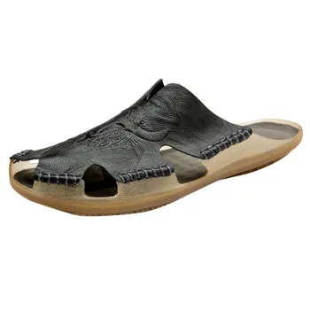 

Vogue Men Sandals Summer Men Shoes Breathable Non-slip Casual Sandals Sports Slippers Outdoor Large Size Flat Leisure Jun21