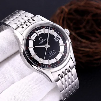 

Omega- Luxury Brand Ceramic Bezel Mens AAA Mechanical SS 007 Automatic Movement Men Watch Designer Watches Wristwatches 3355