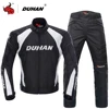 DUHAN Windproof Motorcycle Racing Suit Protective Gear Armor Motorcycle Jacket+Motorcycle Pants Hip Protector Moto Clothing Set ► Photo 1/6