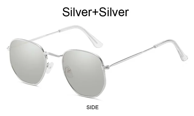 Designer Square Sunglasses For Men - Classic Metal Polygon Shades_voghion.com