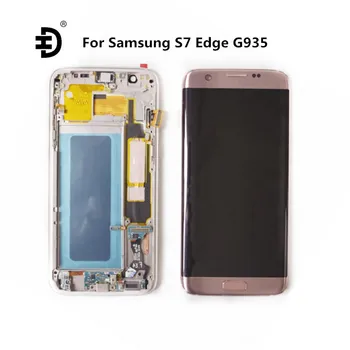 

5.5" AMOLED LCD For Samsung Galaxy S7 Edge G935 LCD Display Touch Digitizer With Frame For SAMSUNG S7 Edge G935 G935F LCD Screen