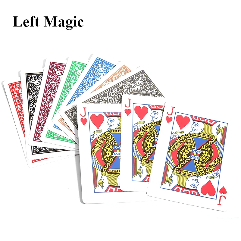 Changes Color Card Magic Props Magic Card Sets Magic Trick Mentalism illusion  I 