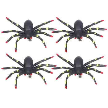 

4 Pcs Spider Hair Clip Funny Spooky Hair Ornament Accessories Hair Clips for Party