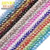 JHNBY-perles de cristal autrichien de forme ronde haut de gamme, haute qualité, 6mm, 50pcs perles amples, rondelles, boule de verre, bijoux, bricolage ► Photo 2/2