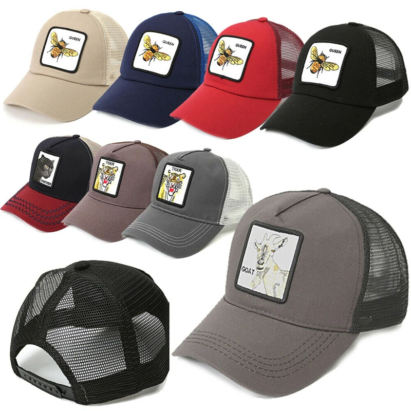 

Unisex Baseball Cap Men&Women Spring&Summer Snapback Hat Lovely Animals Caps Adjustable Mesh Hip Hop Fitted Hats Multicolor Hot