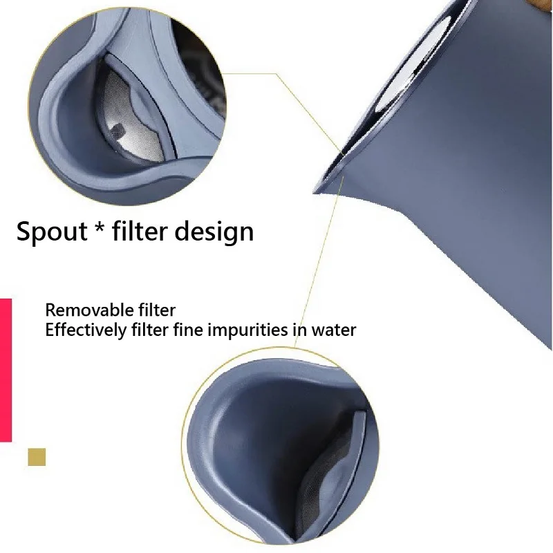 Ηλεκτρικός βραστήρας ευρωπαϊκού τύπου 1800W 304 από ανοξείδωτο ατσάλι με αυτόματη απενεργοποίηση, οικιακός βραστήρας, σκεύη κουζίνας, καφετιέρα 1.7L_voghion.com