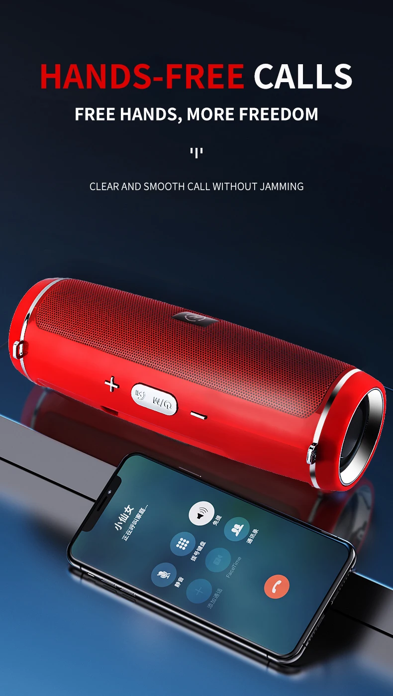 Mini2+ Bluetooth динамик Портативный беспроводной громкий динамик s для телефона компьютера стерео музыка объемный водонепроницаемый открытый динамик