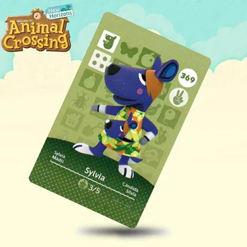 

369 Sylvia Animal Crossing Card Amiibo Cards Work for Switch NS 3DS Games