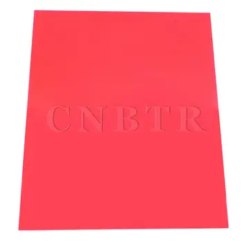 

CNBTR 40x30x0.23CM Acrylic Sheets Clear Cast Plexiglass Red for Craft DIY