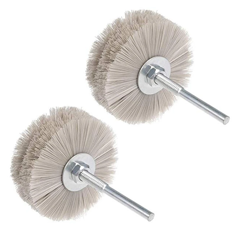 Hot Sale 7Pcs Nylon Grinding Head Polishing Wheel for Semi Finished Wood Root Carving Rosewood Furniture Fine Grinding Woodwork