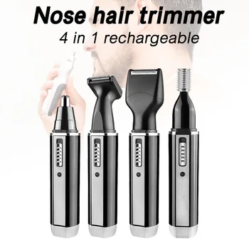 

Hot 4-in-1 Electric Beard Shaver for Men Hair Clipper Set Nose Shaving Hair Trimmer t6