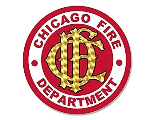 Для 4x круглый Chicago Fire Department Seal sticker(cfd logo dept)-наклейка графическая-авто, стена, ноутбук, ячейка