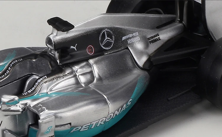 Bburago 1:43 Масштаб Мини Металл литья под давлением F1 автомобиль Formulaa 1 модель Mercedes Benz гоночный автомобиль W05/W07 сплав игрушка автомобиль коллекция детский подарок