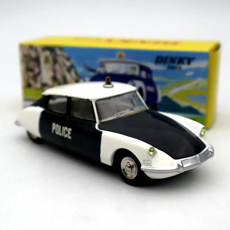 Atlas 1:43 Dinky игрушки 501 Citroen DS 19 полиция модели литья под давлением коллекция Авто подарок