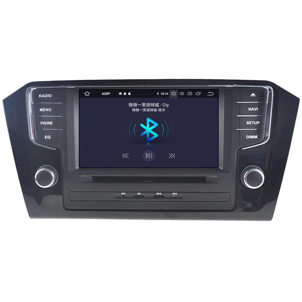 DSP ips Android 9 2 DIN экран автомобиля gps-навигация, dvd-плеер радио для VW Passat воспроизводитель Мультимедиа Радио